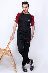 Crimson Noir Summer Track Suit