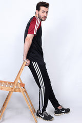 Crimson Noir Summer Track Suit