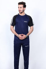 Cobalt Contrast Summer Track Suit