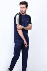 Cobalt Contrast Summer Track Suit