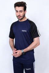 Cobalt Contrast Summer Track Suit