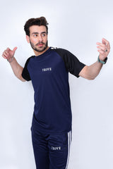 Cobalt Contrast Summer Track Suit