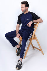 Cobalt Contrast Summer Track Suit