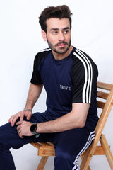 Cobalt Contrast Summer Track Suit