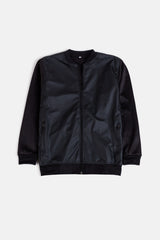 Black Rexine Jacket